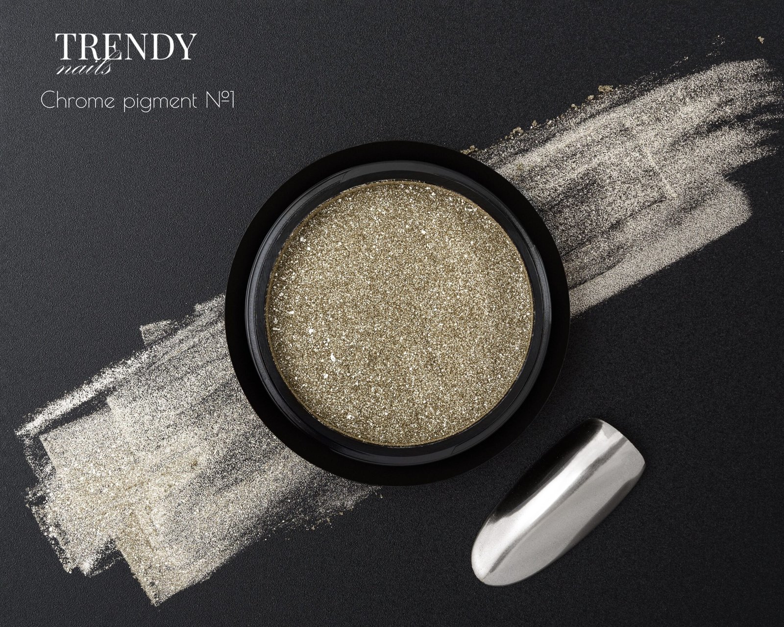 Įtrinamas chrome efektas N°1