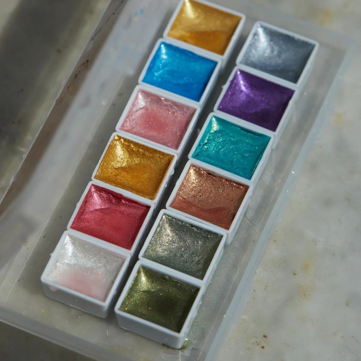 Akvarelė nagams "Pearl" - Image 2